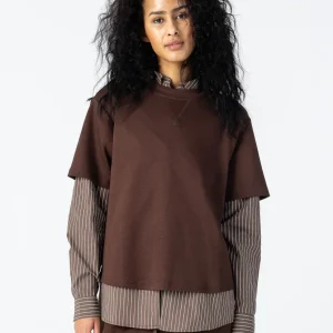 Billie T-tröja - Chocolate brown