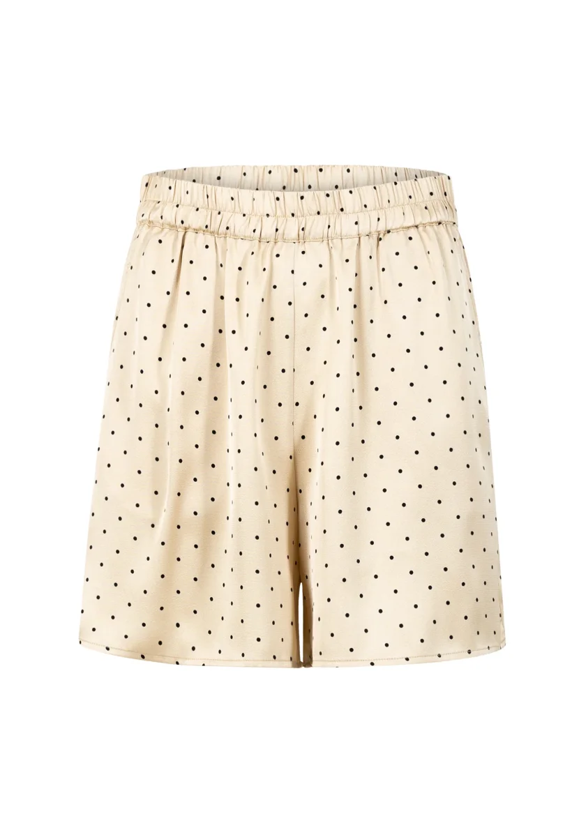 Dot shorts - Sille fit - Beige dot