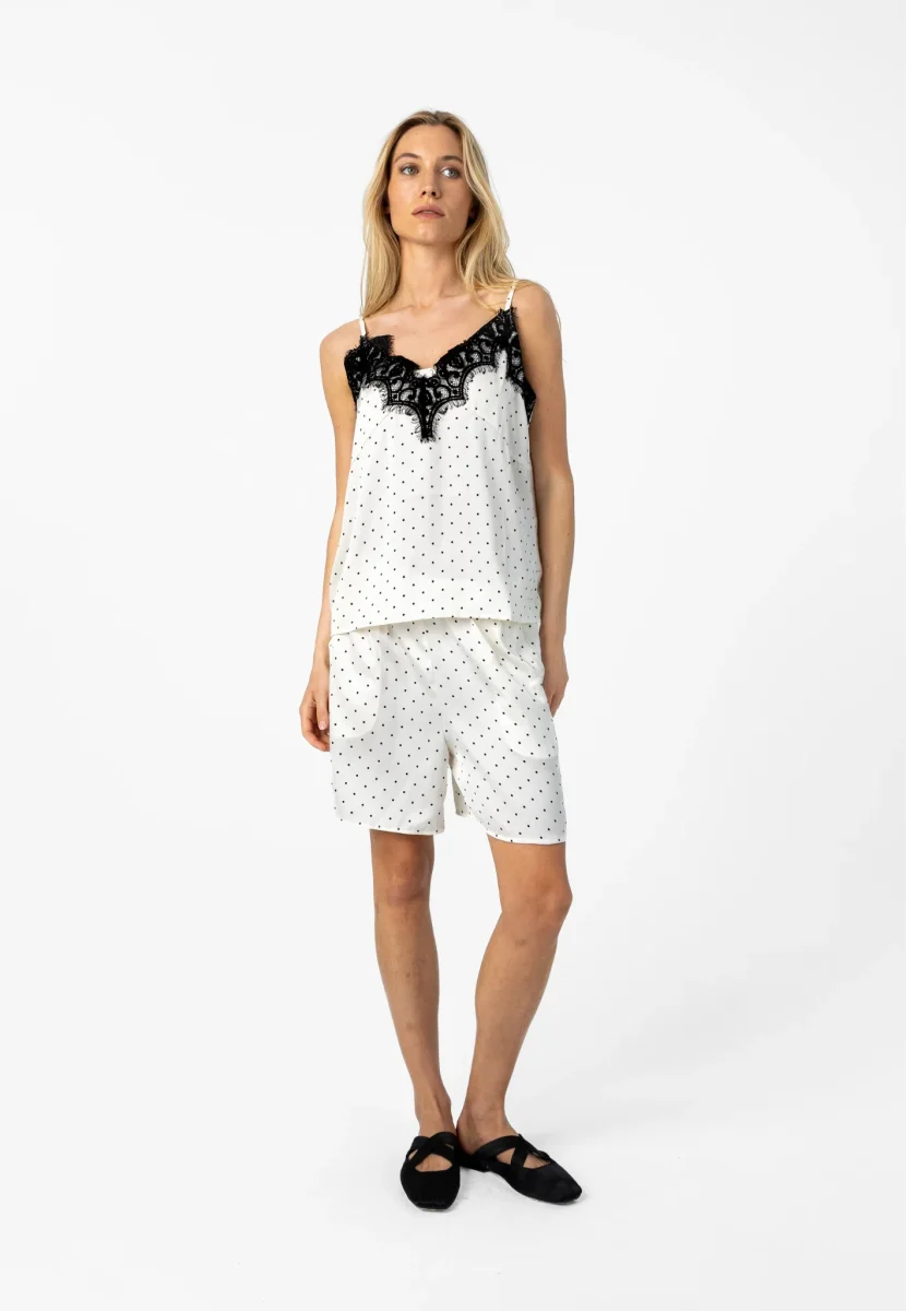 Dot shorts - Sille fit - Beige dot - Bild 5