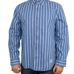 Lee - Skjorta - Button Down stripe - Blå