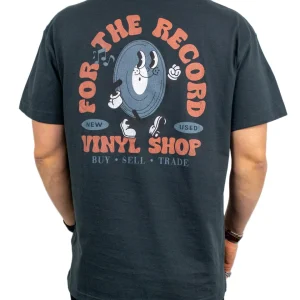 Lee - T-Shirt - Vinyl Shop - Tvättad Svart