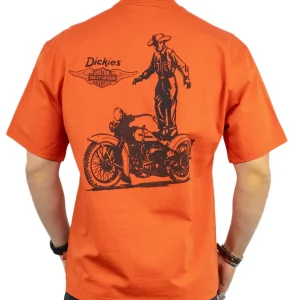 Dickies X Harley Davidson - T-Shirt - Orange