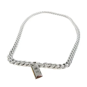 Jernhest - Mora Halsband - Pansarlänk - Silver