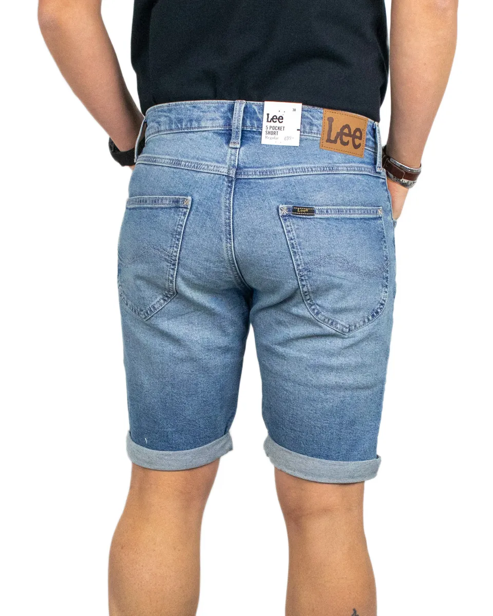 Lee - Jeansshorts - Billie - Blå - Bild 5