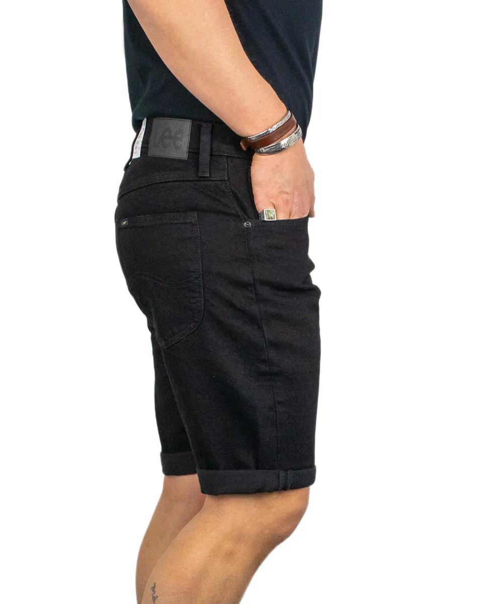 Lee - Jeansshorts - Clean 5 Pocket - Svart - Bild 5