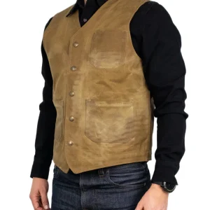 Pike Brothers - Vaxad Väst - 1937 Roamer Vest - Brun