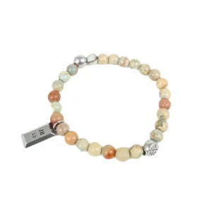 Jernhest - Armband - Holger Bead - Khaki / Beige