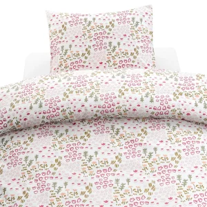 Påslakanset Spjälsäng Spring Rosa