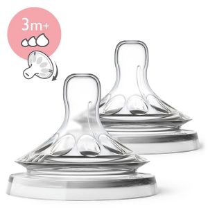 Dinapp Natural 3m+ Justerbart flöde 2-pack