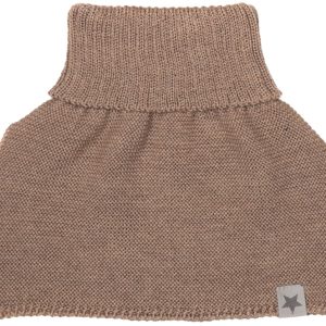 Polokrage Solid Stickad Ull