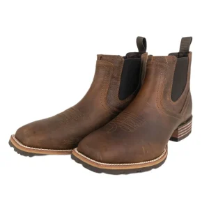 Ariat - Cowboy Boots Square Toe - Hybrid Low Boy - Brun