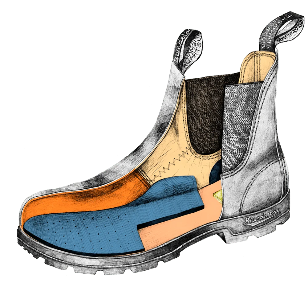 Blundstone - 585 Chelsea Boot Rustik Brun - Rustic Brown - Bild 9