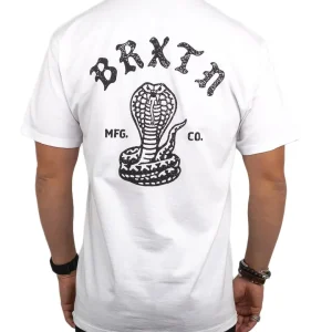 Brixton - T-Shirt - Kobra - Darver - Vit