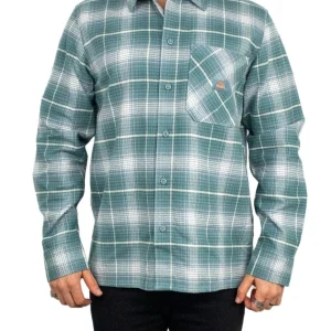 Dickies - FlanellSkjorta - Forest Check - Blå