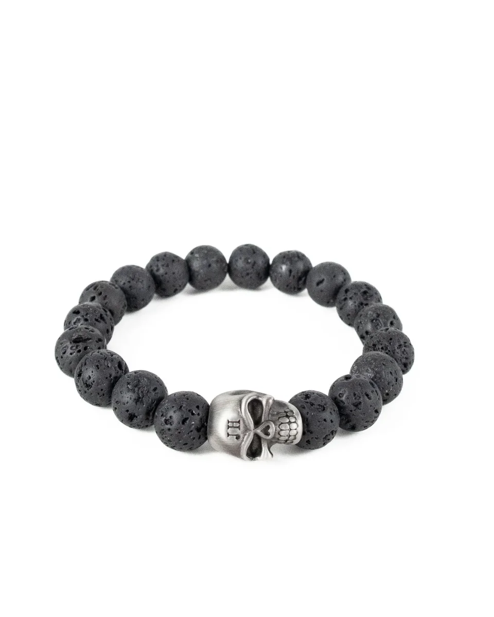 Jernhest - Armband Pärlor Svart - Frank