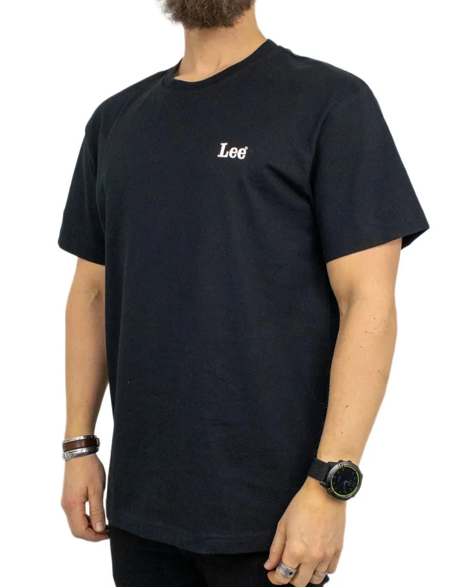Lee -T-Shirt - Small logo - Box Fit - Svart - Bild 3