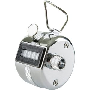 Handräknare Varvräknare Lap Counter Silver